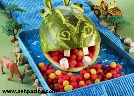 Types - decorated watermelon - and - fruit - especially - Night - of Christmas (14)