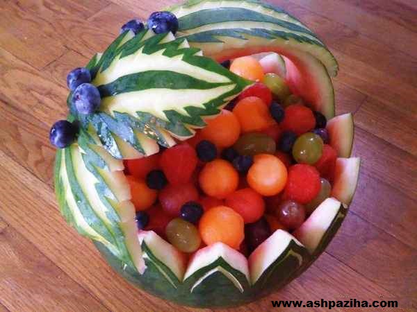 Types - decorated watermelon - and - fruit - especially - Night - of Christmas (6)
