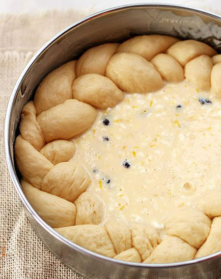 پخت نان پاسکا,طرز تهیه نان پنیری رومانی پاسکا