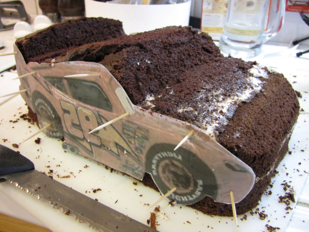 Cakes - Model - Cars - McQueen - Education - Video - decoration (3)