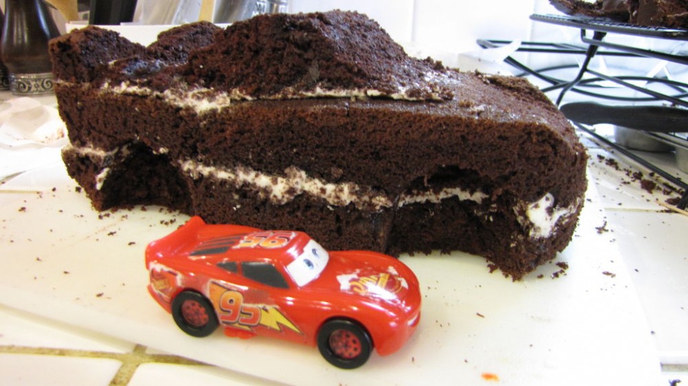 Cakes - Model - Cars - McQueen - Education - Video - decoration (4)
